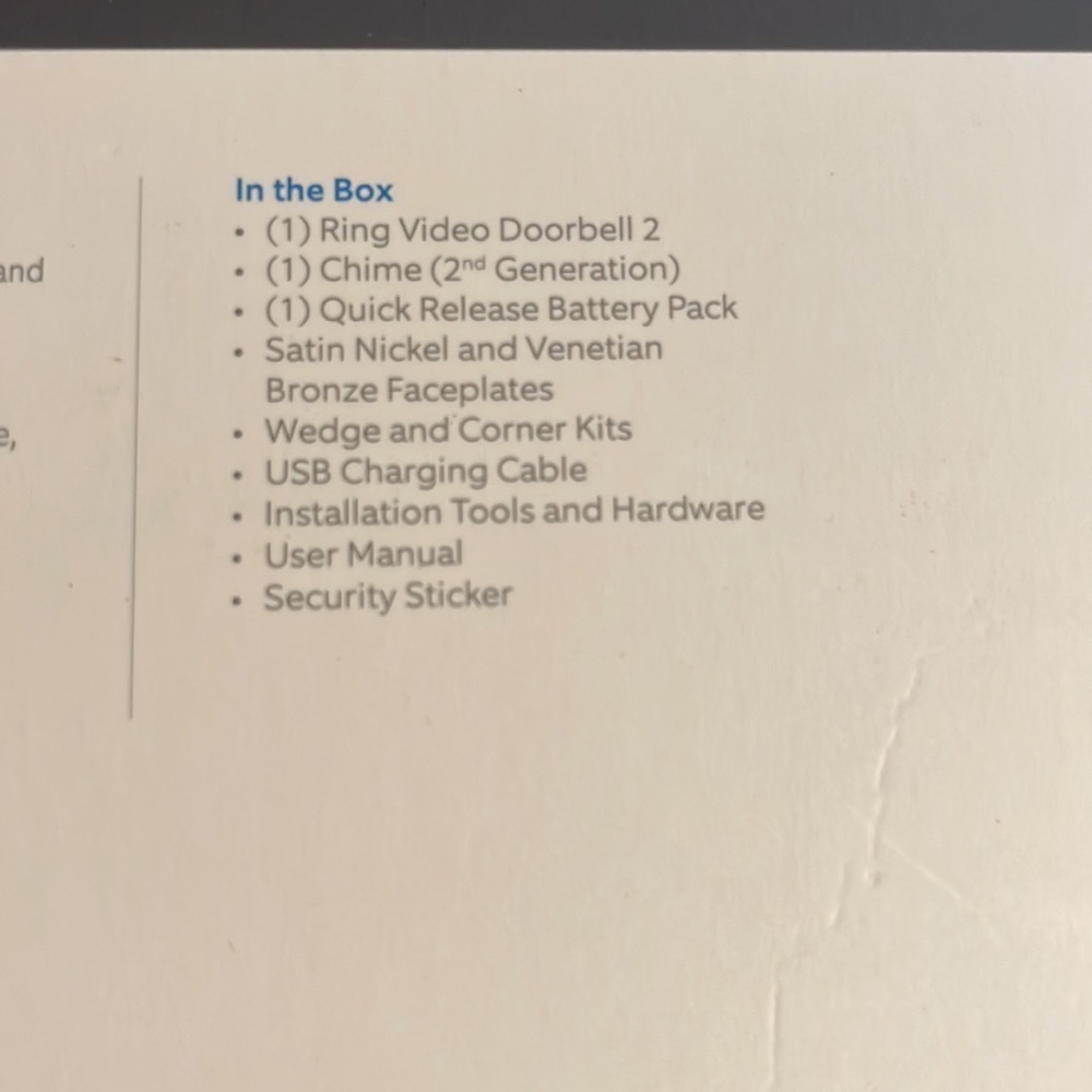New inbox the ring video doorbell two and shine - Picture 9 of 12